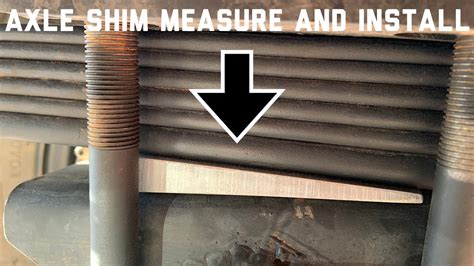 how to measure shim thickness|how to calculate shim thickness.